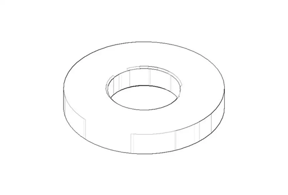 DORNBRACHT Rosette ERSATZTEILE 092792021 D. 47 x 7 mm Chrom, 092792021-00 Galeriebild 1